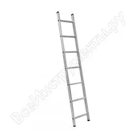 Алюминиевая односекционная приставная лестница Scala SC 1007