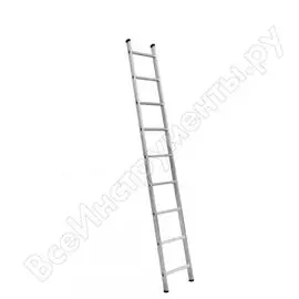 Алюминиевая односекционная приставная лестница Scala SC 1009