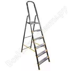 Алюминиевая стремянка alve 916 6 ступеней