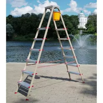 Алюминиевая стремянка Эйфель Парнас