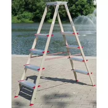 Алюминиевая стремянка Эйфель Парнас 130 - 204+1