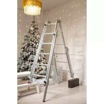 Алюминиевая стремянка Эйфель Восьминог 206