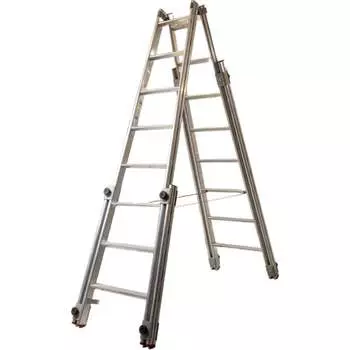 Алюминиевая стремянка Эйфель Восьминог 208