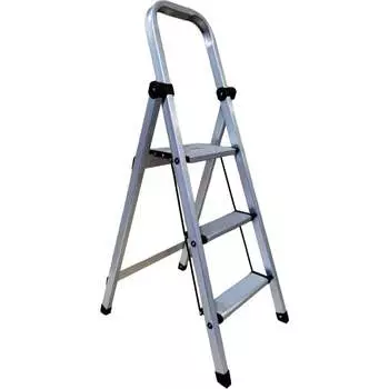 Алюминиевая стремянка LWI Комфорт LWI-К03SILVER