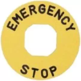 Алюминиевая табличка аварийной кнопки EMAS BET60A