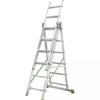 Алюминиевая трехсекционная лестница Новая Высота 2230306