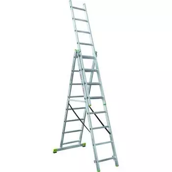 Алюминиевая трехсекционная лестница Новая Высота 2230308