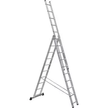 Алюминиевая трехсекционная лестница-стремянка SevenBerg 920310