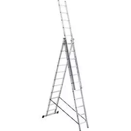 Алюминиевая трехсекционная лестница UFUK 411311