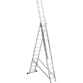 Алюминиевая трехсекционная лестница UFUK 411312