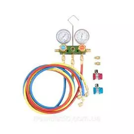 Алюминиевый блок манометров для фриона R12,R22 R134А FORCE 9G4102