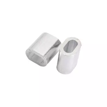 Алюминиевый двухрядный потолочный зажим для стальных канатов BEFAST din 3093 ZAL0410S