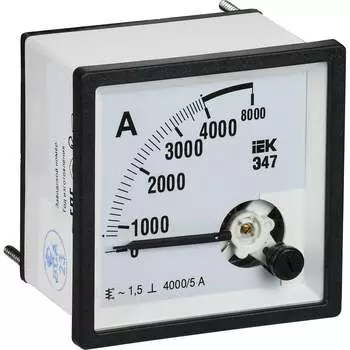Амперметр IEK э47 IPA10-6-4000-E