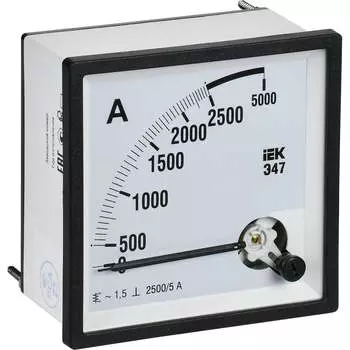 Амперметр IEK э47 IPA20-6-2500-E