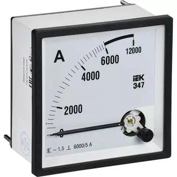 Амперметр IEK э47 IPA20-6-6000-E