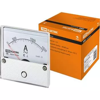 Амперметр TDM ELECTRIC А80Н 1500А/5А-25 SQ1102-0238