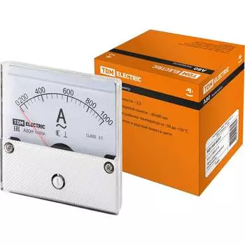 Амперметр TDM А80Н 1000А/5А-25 SQ1102-0237