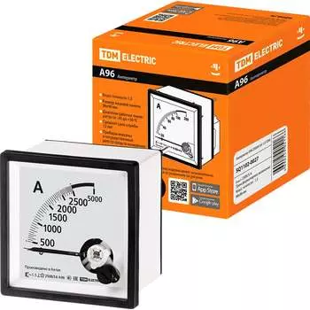 Амперметр TDM ELECTRIC а96 2500а/5а-1.5 SQ1102-0027
