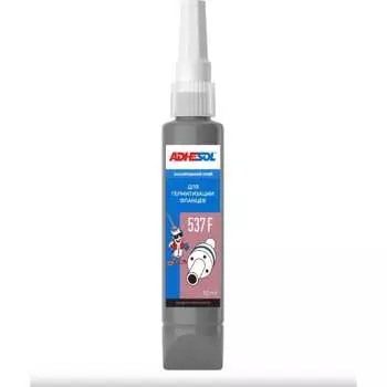 Анаэробный клей для герметизации фланцевых соединений ADHESOL 537f 537103