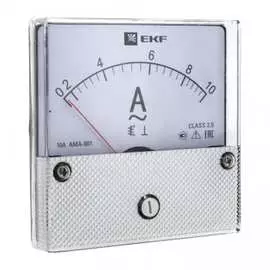 Аналоговый амперметр на панель EKF круглый вырез ama-801-1000