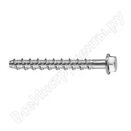 Анкер-шуруп tech-krep tus-h 8x120 шестигр. головка 60шт ут-00009045