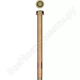 Желтопассивированный анкерный болт ЗУБР Профессионал 12x129 мм (10 шт.) 302342-12-129