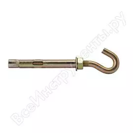 Анкерный болт tech-krep hg 16х110 с крюком м12 10шт 00006777
