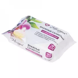 Антибактериальные влажные салфетки МЕЛОДИЯ 129897