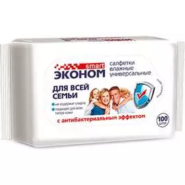 Антибактериальные влажные салфетки РемоКолор 20-7-100