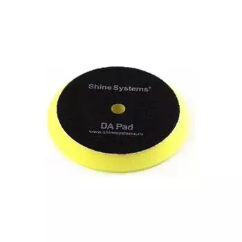 Антиголограммный полировальный круг Shine systems DA Foam Pad Yellow SS560