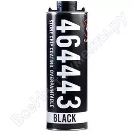 Антигравийное антикоррозийное покрытие roxelpro окрашиваемое, чёрное, 1 л, 464443