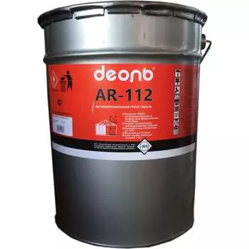 Антикоррозийный быстросохнущий грунт-эмаль Деоль AR-112 AR112W25
