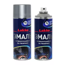 Антикоррозионная аэрозольная грунт-эмаль по ржавчине Lakko