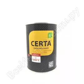 Антикоррозионная термостойкая эмаль Certa
