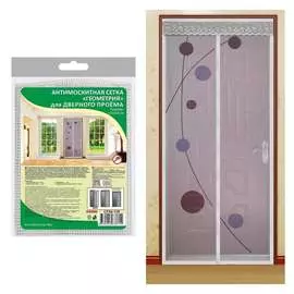 Антимоскитная сетка для дверного проема МУЛЬТИДОМ Геометрия CF84-139