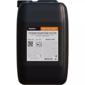 Антисептик-антипирен для наружных работ MEDERA 140 Concentrate 2021-20
