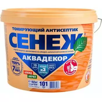 Антисептик для дерева СЕНЕЖ АКВАДЕКОР 11036