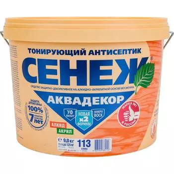 Антисептик для дерева СЕНЕЖ АКВАДЕКОР 11071
