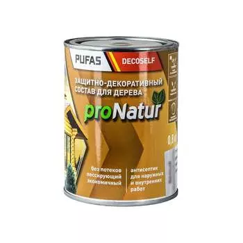 Антисептик лессирующий для дерева Pufas КАЛУЖНИЦА Decoself (0,8л) тов-214541