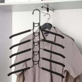 Антискользящая пятиуровневая вешалка Доляна 5415867