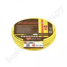 Армированный садовый шланг для полива almaplast versus 3/4", 25 м, 5 слоев 02300190250