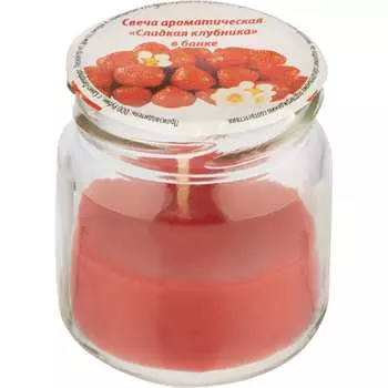 Ароматическая свеча Волшебная страна Сладкая клубника 105749