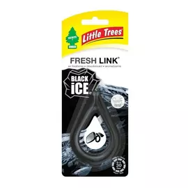 Ароматизатор-клипса car-freshner little trees black ice черный лед ctk-52031-24