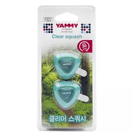 Ароматизатор на дефлектор yammy жидкий, clear squash 66947