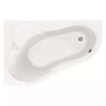 Асимметричная левосторонняя акриловая ванна Santek