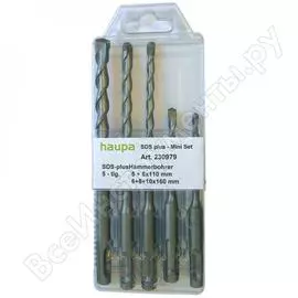 Ассортимент буров sds-plus HAUPA