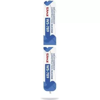 Атмосферостойкий силиконовый герметик для герметизации строительных швов SANZ WS-789 789-7257-G