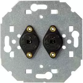 Аудиорозетка для подключения двух аудиоколонок Simon 75401-39