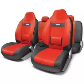 Авточехлы AUTOPROFI Comfort COM-1105H BK/RD