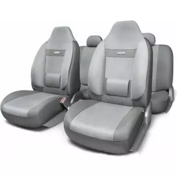 Авточехлы AUTOPROFI Comfort COM-1105H D.GY/L.GY